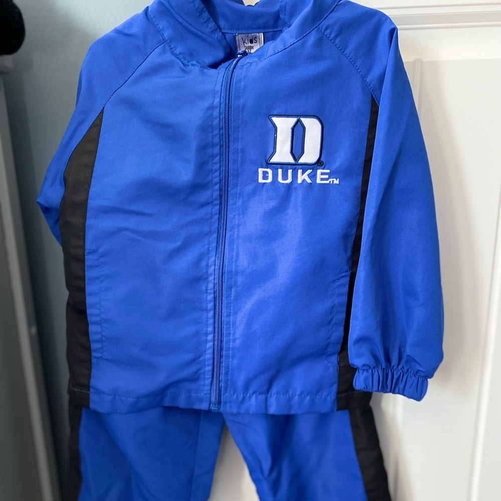 Toddler 3t Duke Blue Devils windbreaker set